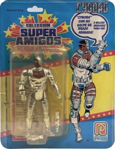 Cyborg Super Powers action figure