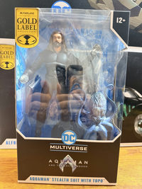 Aquaman Stealth Suit With Topo Gold Label - The Lost Kingdom action figure