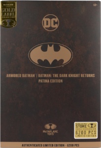 Armored Batman Gold Label The Dark Knight Returns Patina Edition Multiverse action figure