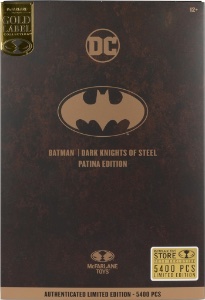 Batman Gold Label Dark Knights Of Steel Patina Edition action figure