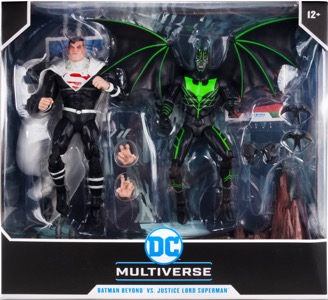 Batman Beyond Vs Justice Lord Superman Multiverse action figure