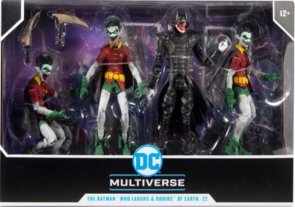 Batman Who Laughs With Robins Of Earth 22 Multiverse action figure