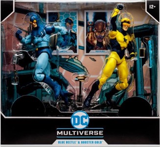 Booster Gold And Blue Beetle Multiverse action figure