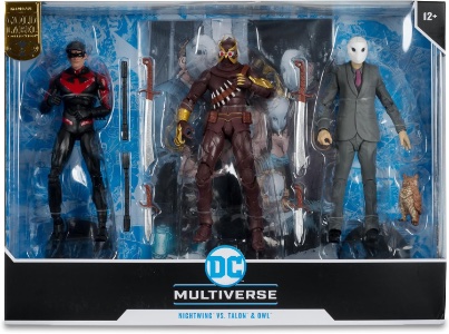 Nightwing Vs Talon Owl Multiverse action figure