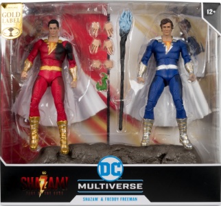 Shazam Freddy Freeman 2 Pack Multiverse action figure