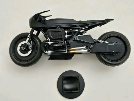 Batcycle With Batman action figure