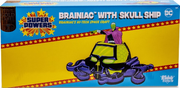 Brainiac With Skull Ship Super Powers action figure