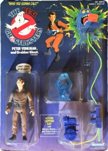 Peter Venkman And Grabber Ghost action figure