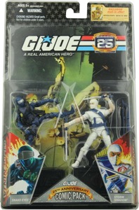 Snake Eyes Vs Storm Shadow 25th Anniversary action figure