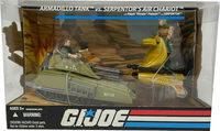 Armadillo Tank Vs Serpentors Air Chariot action figure