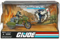 Ram Cycle Vs Cobra Flight Pod action figure