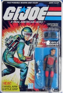 Flash Laser Rifle Trooper Swivel action figure