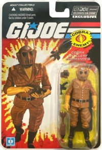 Cobra W O R M S Officer cobra-artillery-commander action figure