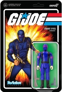 Snake Eyes Super7 ReAction action figure