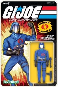 Cobra Commander Super7 ReAction action figure