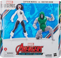Captain Marvel Vs Doctor Doom 2 Pack action figure