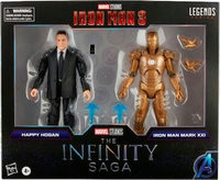 Happy Hogan And Iron Man Mark 21 action figure