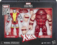Colossus Juggernaut Two Pack action figure