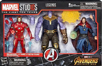 Infinity War 3 Pack Iron Man Mark L Thanos Dr Strange action figure