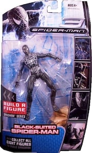 Black Suited Spider Man action figure