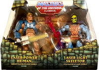 Laser Power He Man Vs Laser Light Skeletor action figure