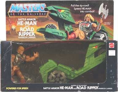 Battle Armor He Man And Road Ripper action figure