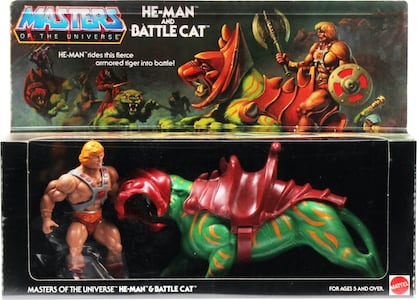 Battle Cat And He Man Original action figure