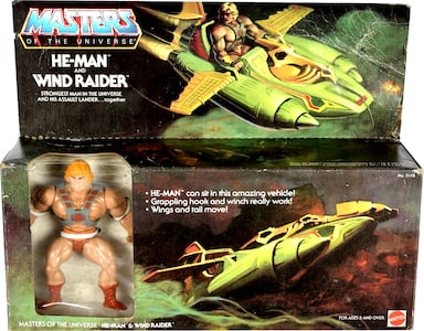 Wind Raider And He Man Original action figure