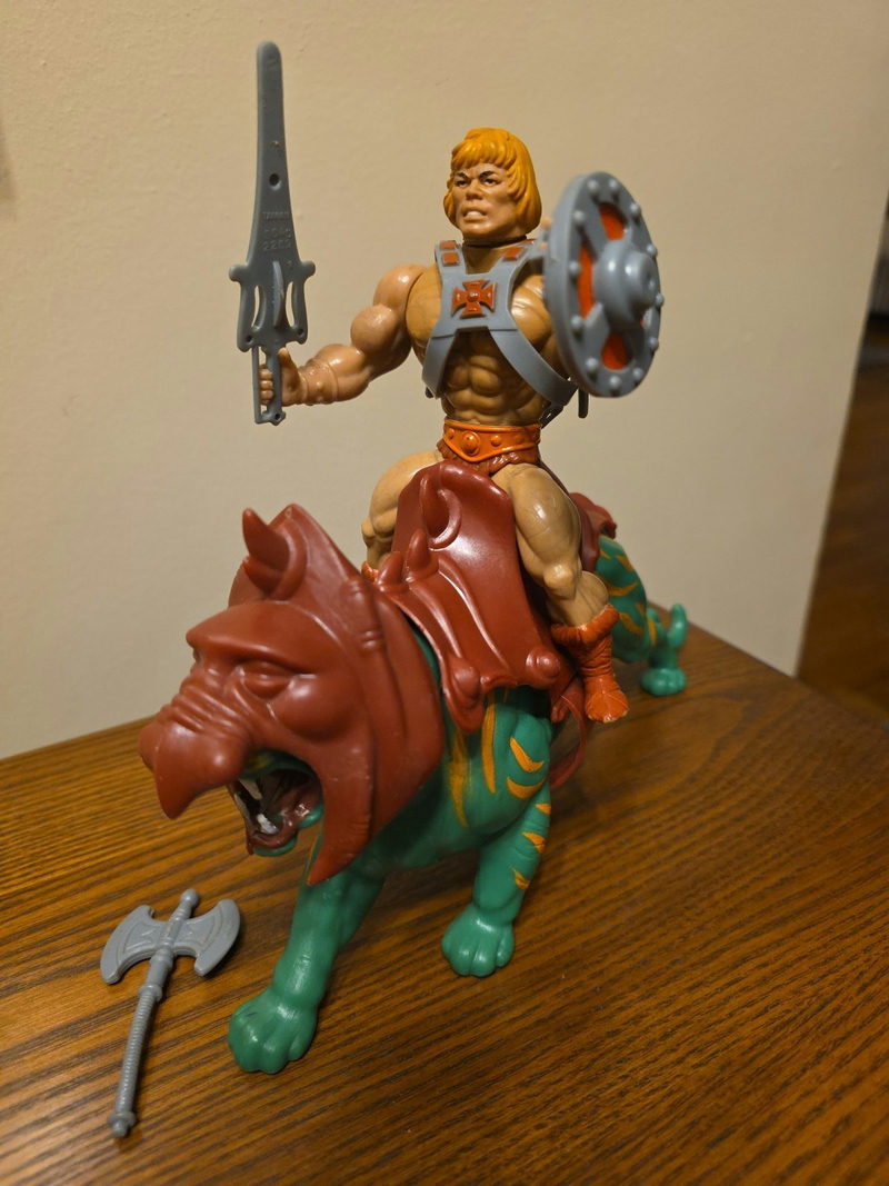Battle Cat And He Man Original action figure