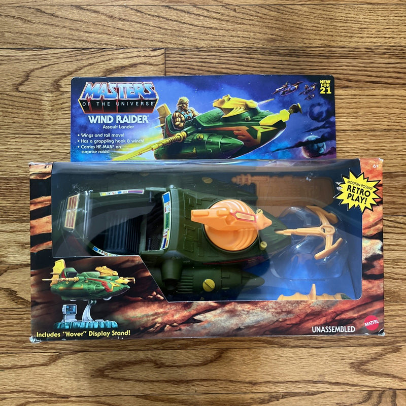 Wind Raider And He Man Original action figure