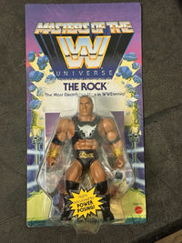 The Rock masters of the wwe universe action figures action figure