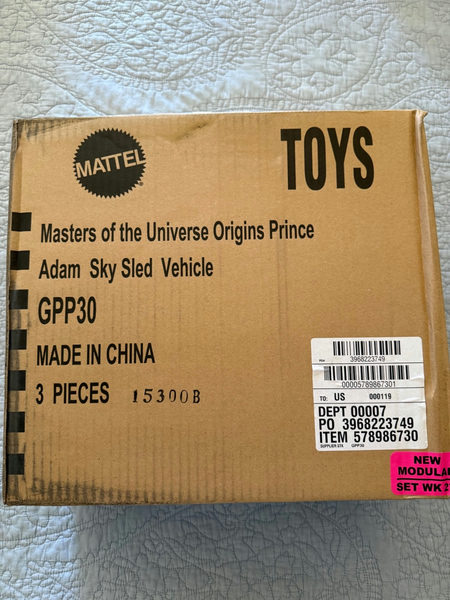 Prince Adam Sky Sled action figure