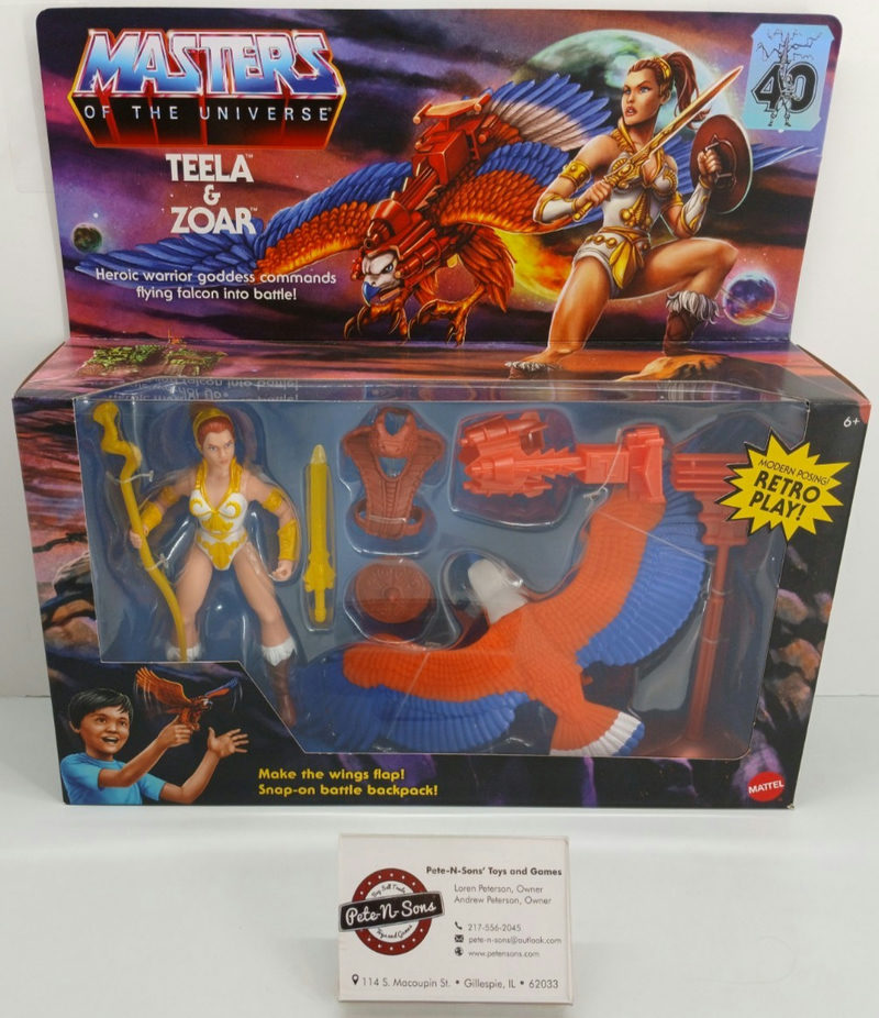 Teela And Zoar Masters of the Universe Origins action figure