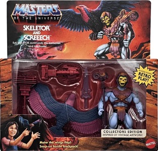 Skeletor Screeech Masters of the Universe Origins action figure