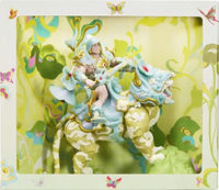 James Jean Floral He Man And Battle Cat action figure