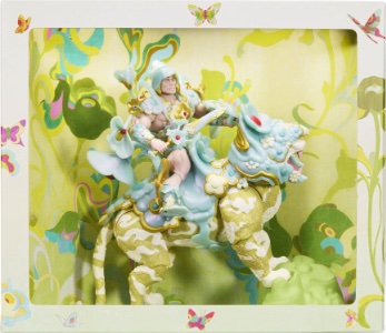 James Jean Floral He Man And Battle Cat action figure