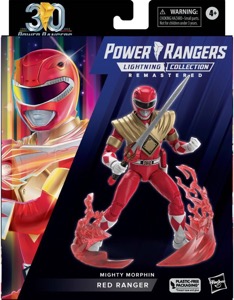 Mighty Morphin Red Ranger Lightning action figure