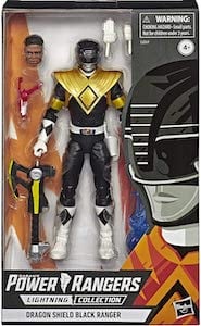 Black Ranger With Dragon Shield action figure