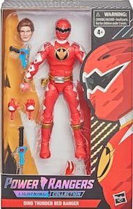 Dino Thunder Red Ranger Lightning action figure
