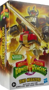 Mighty Morphin Black Gold Dino Megazord Lightning action figure
