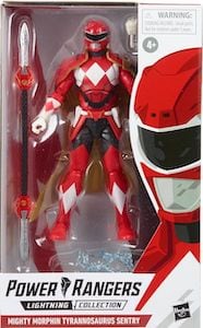 Mighty Morphin Tyrannosaurus Sentry action figure