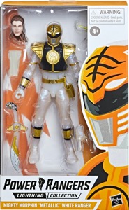 Mighty Morphin White Ranger Lightning action figure