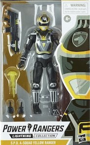 S P D A Squad Yellow Ranger action figure