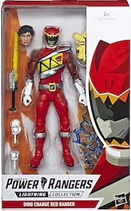 Dino Charge Red Ranger Lightning action figure