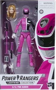 S P D Pink Ranger Lightning action figure