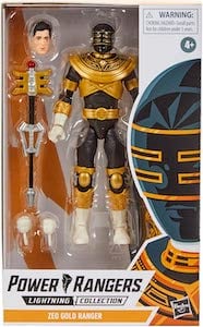 Zeo Gold Ranger Lightning action figure