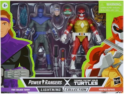Morphed Raphael And Foot Soldier Tommy Lightning action figure