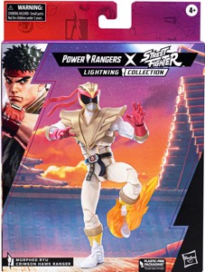 Morphed Ryu Crimson Hawk Ranger Lightning action figure
