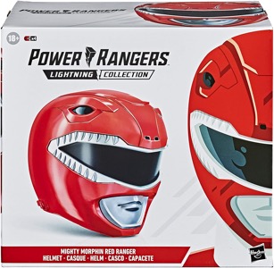Red Ranger Helmet Lightning action figure