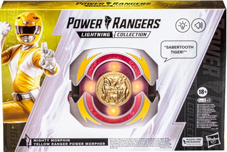 Yellow Ranger Power Morpher Lightning action figure